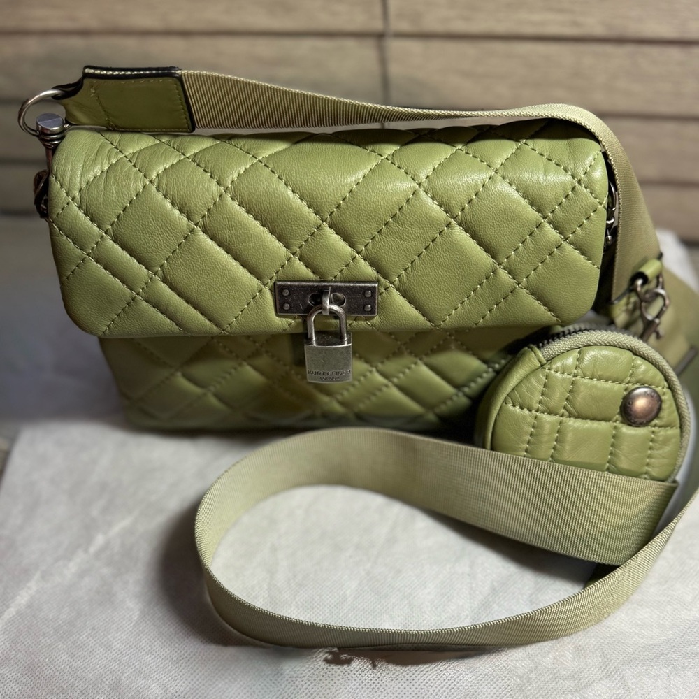 Kurt Geiger London Medium Brixton Lock Bag with Dust Bag